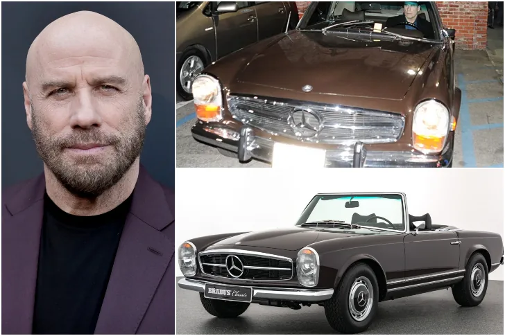 JOHN TRAVOLTA – MERCEDES 280SL – $ 180 MILA