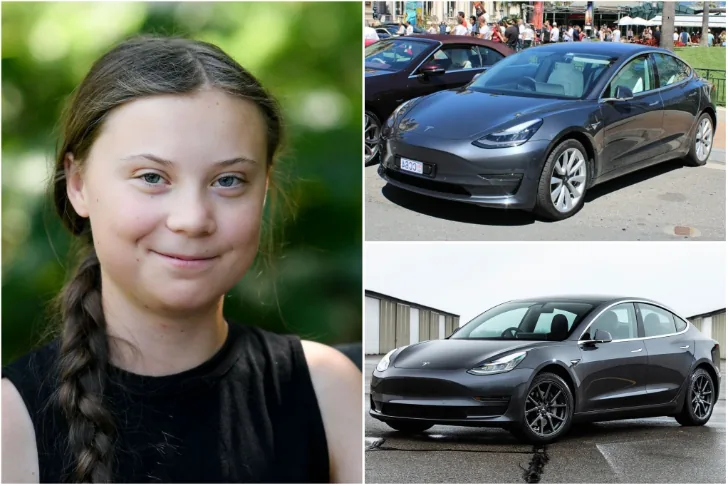 Greta Thunberg – Tesla 3, 40 000 €