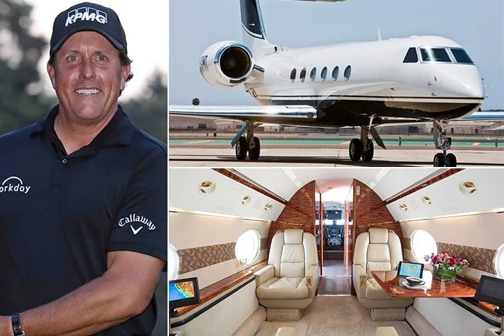 Phil Mickelson – Gulfstream V, Estimated $60 Million